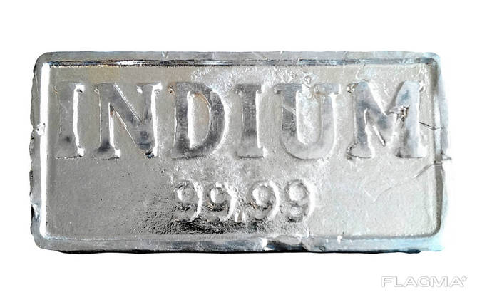 İndiyum külçe μέταλλο indium μάρκα InOO GOST 10297-94 indium