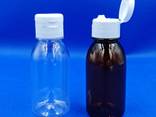 Πλαστικό Φιάλη / Μπουκάλι PET 120ml με Καπάκι Flip-Top - photo 2